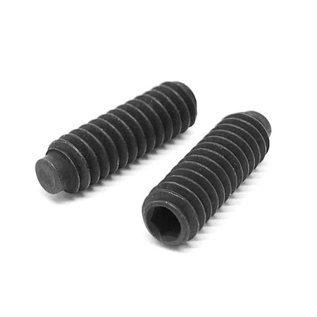 Boltsandnuts.Com M6-1.0 Black Oxide Alloy Steel, 30 mm Length, 25 PK M6C30SSSADOG45HBO-25